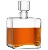 LSA Clear Cask Whisky Square Decanter, 1L