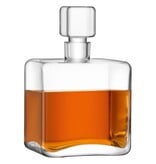 LSA Clear Cask Whisky Square Decanter, 1L