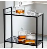 LSA Clear Cask Whisky Square Decanter, 1L