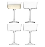 Verres à Champagne "Gio" 230ml,  ens/4  de LSA