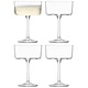 Verres à Champagne "Gio" 230ml,  ens/4  de LSA