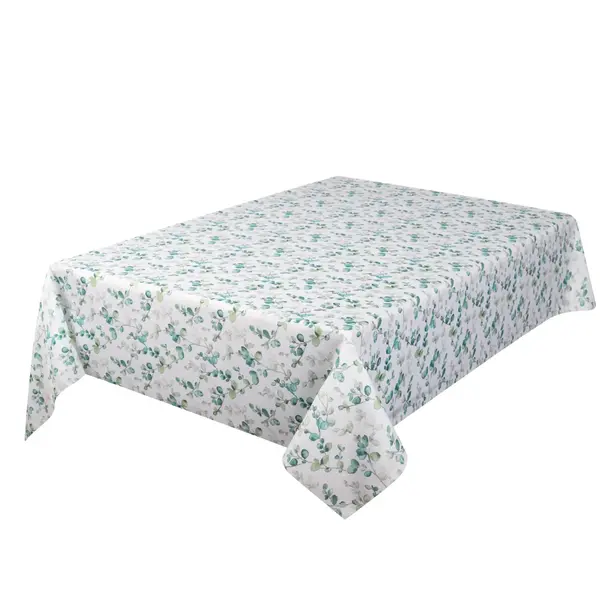 Nappe rectangulaire "Feuillage Vert" 70"R