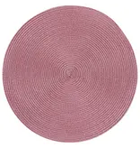 Now Designs Napperon rond "Disko" Mauve 15"