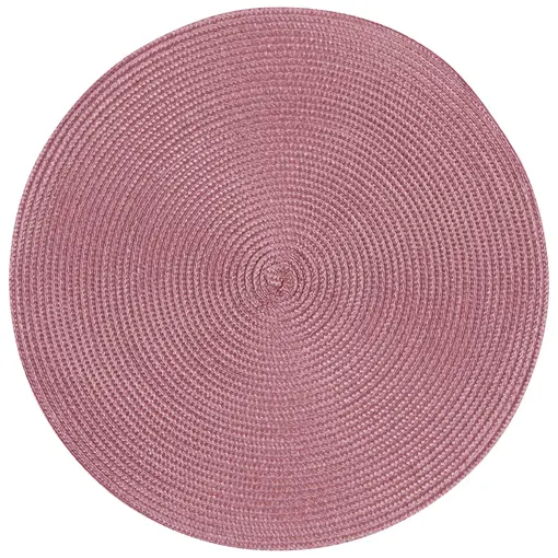 Now Designs Napperon rond "Disko" Mauve 15"