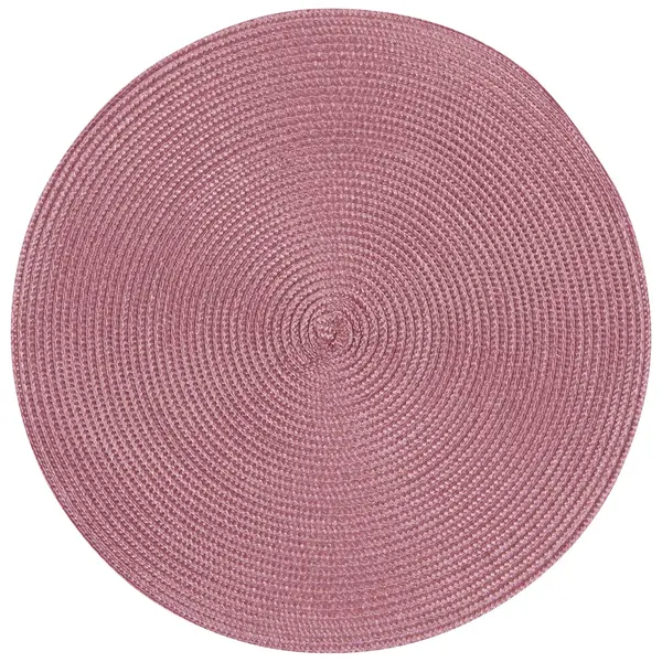 Napperon rond "Disko" Mauve 15"