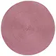 Napperon rond "Disko" Mauve 15"