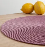 Now Designs Napperon rond "Disko" Mauve 15"
