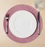 Now Designs Napperon rond "Disko" Mauve 15"
