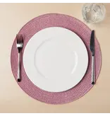 Now Designs Napperon rond "Disko" Mauve 15"