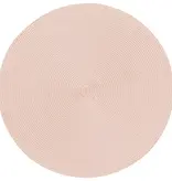 Now Designs Round "Disko" Shell Pink Placemat, 15"