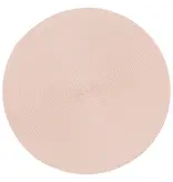 Now Designs Round "Disko" Shell Pink Placemat, 15"