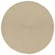 Round "Disko" Taupe Placemat, 15"