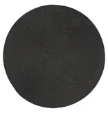 Now Designs Round "Disko" Black Placemat, 15"