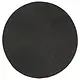 Napperon rond "Disko" Noir 15"