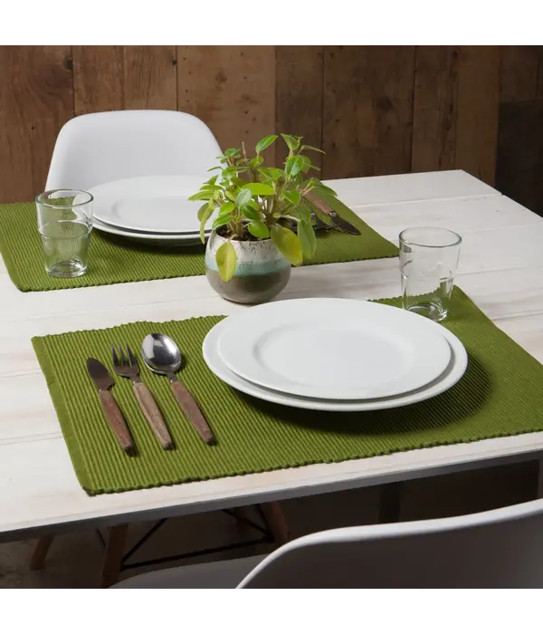 Now Designs Napperon "Spectrum" Vert Sapin 13x19