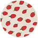 Napperon Tressé Rond "Fraises"