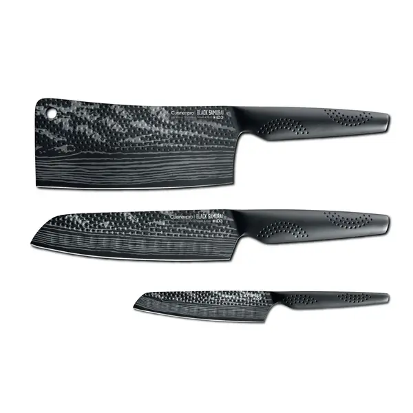 Cuisine::pro® iD3® BLACK SAMURAI™ Ensemble de 3 couteaux - THE CUSTOM CHEF™