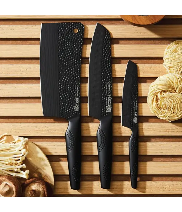 THE CUSTOM CHEF Cuisine::pro® iD3® BLACK SAMURAI™ Ensemble de 3 couteaux - THE CUSTOM CHEF™