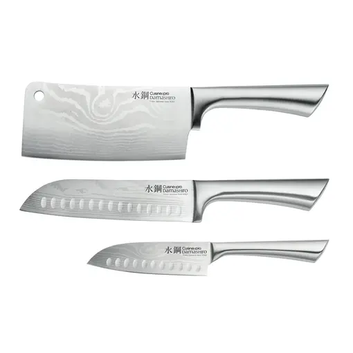 THE CUSTOM CHEF Cuisine::pro® Damashiro® Ultimate Ensemble de 3 couteaux - THE CUSTOM CHEF™