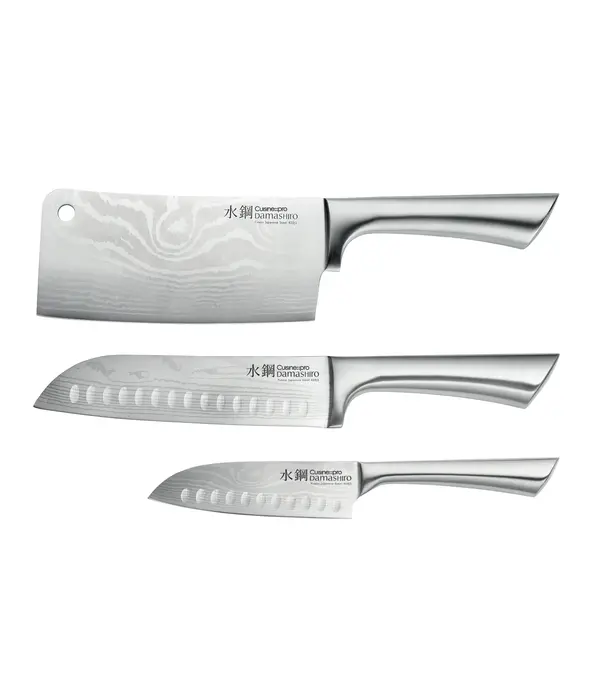 THE CUSTOM CHEF Cuisine::pro® Damashiro® Ultimate Ensemble de 3 couteaux - THE CUSTOM CHEF™