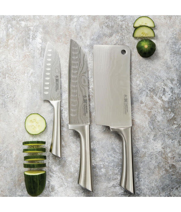THE CUSTOM CHEF Cuisine::pro® Damashiro® Ultimate Ensemble de 3 couteaux - THE CUSTOM CHEF™