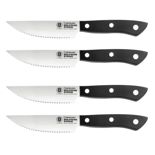 THE CUSTOM CHEF Cuisine::pro® WOLFGANG STARKE™ Couteaux à steak 5", Ens/4 - THE CUSTOM CHEF™