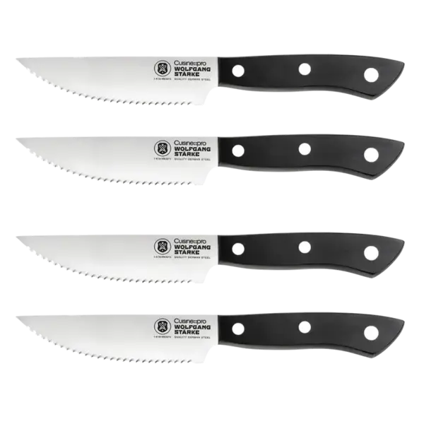Cuisine::pro® WOLFGANG STARKE™ Couteaux à steak 5", Ens/4 - THE CUSTOM CHEF™