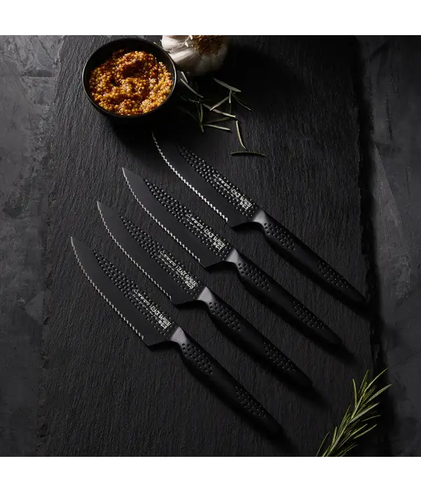 THE CUSTOM CHEF Cuisine::pro® iD3® BLACK SAMURAI™ 4-Piece Steak Knife Set - THE CUSTOM CHEF™
