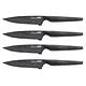 Cuisine::pro® iD3® BLACK SAMURAI™ 4-Piece Steak Knife Set - THE CUSTOM CHEF™