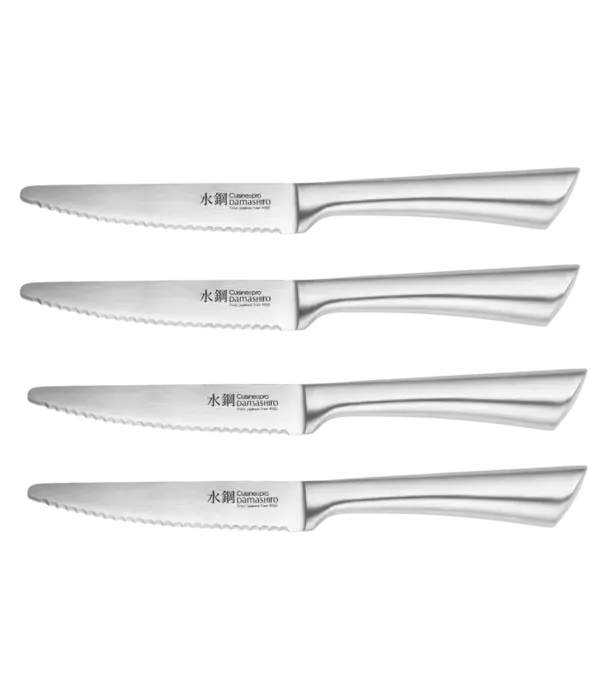 THE CUSTOM CHEF Cuisine::pro® Damashiro® Ensemble de 4 couteaux à steak 4.5" - THE CUSTOM CHEF™
