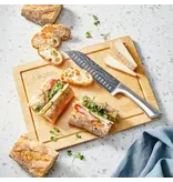 THE CUSTOM CHEF Cuisine::pro® Damashiro® Couteau Santoku 6.5" & planche 10x13.5" - THE CUSTOM CHEF™