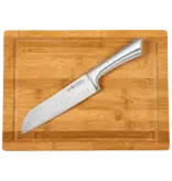 THE CUSTOM CHEF Cuisine::pro® Damashiro® Couteau Santoku 6.5" & planche 10x13.5" - THE CUSTOM CHEF™