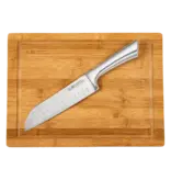 THE CUSTOM CHEF Cuisine::pro® Damashiro® Couteau Santoku 6.5" & planche 10x13.5" - THE CUSTOM CHEF™