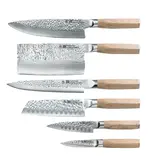 THE CUSTOM CHEF Cuisine::pro® Damashiro® EMPEROR Hikari 7-Piece Knife Block - THE CUSTOM CHEF™