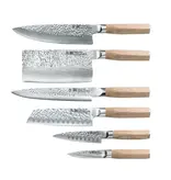 THE CUSTOM CHEF Cuisine::pro® Damashiro® EMPEROR Hikari 7-Piece Knife Block - THE CUSTOM CHEF™