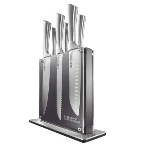 THE CUSTOM CHEF Cuisine::pro® Damashiro® Kin 7-Piece Knife Block - THE CUSTOM CHEF™