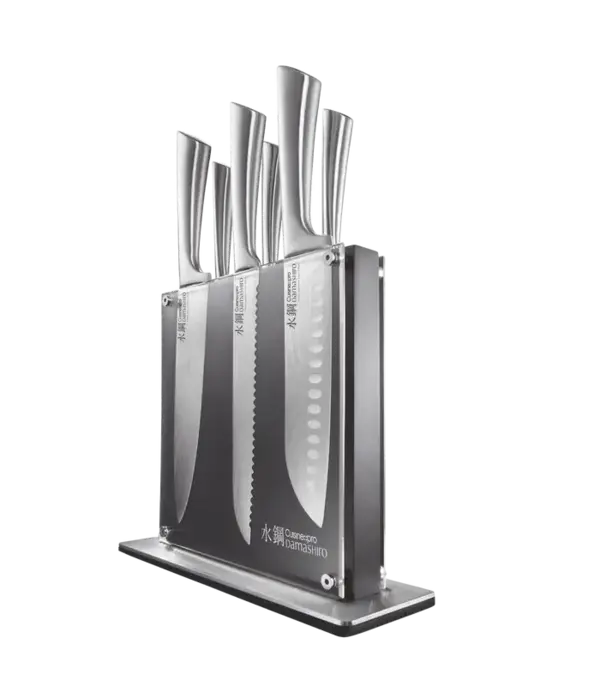 THE CUSTOM CHEF Cuisine::pro® Damashiro® Bloc à couteaux Kin 7 pièces - THE CUSTOM CHEF™
