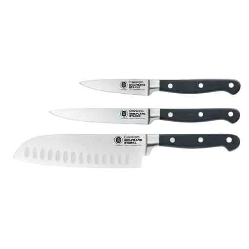 THE CUSTOM CHEF Cuisine::pro® WOLFGANG STARKE™ Ensemble de 3 couteaux - THE CUSTOM CHEF™