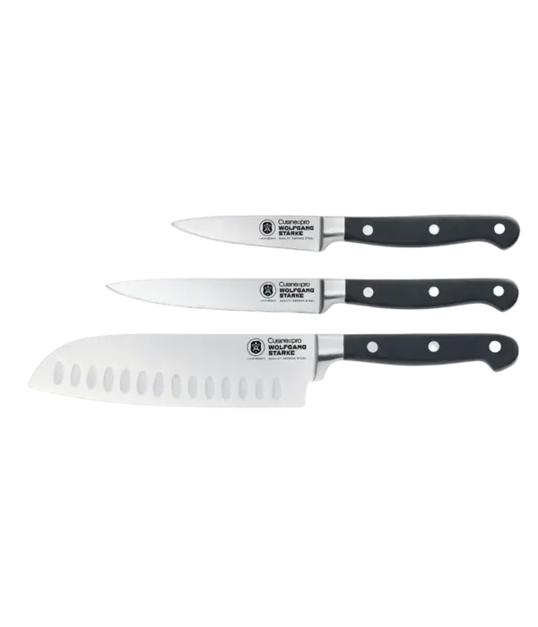 THE CUSTOM CHEF Cuisine::pro® WOLFGANG STARKE™ Ensemble de 3 couteaux - THE CUSTOM CHEF™