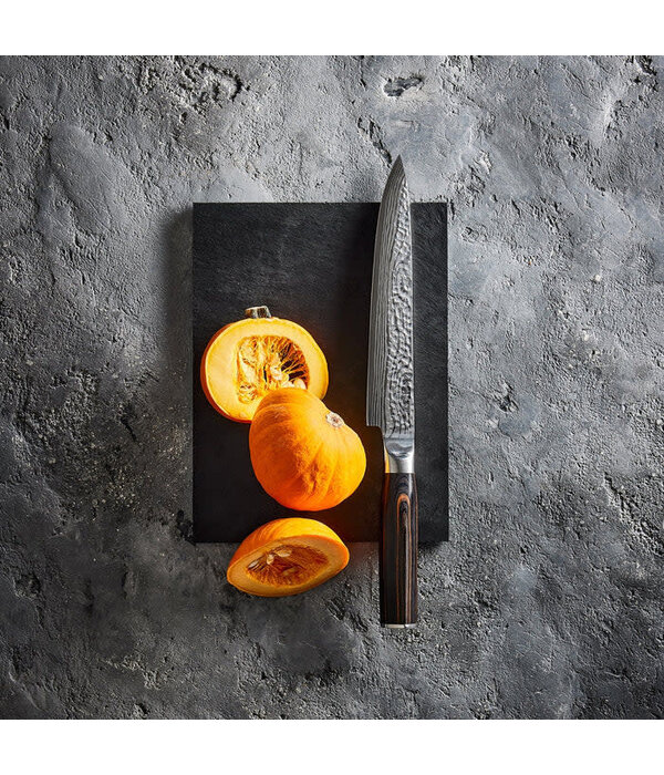 THE CUSTOM CHEF Cuisine::pro® Damashiro® Emperor Carving Knife 8" - THE CUSTOM CHEF™