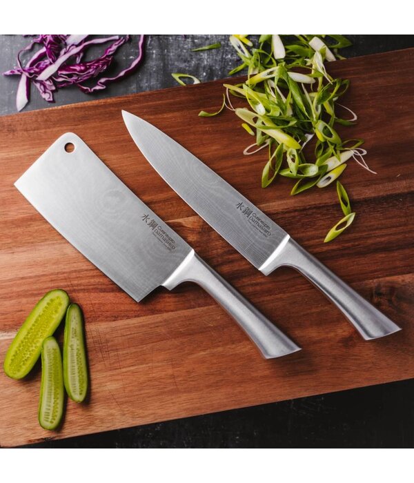 THE CUSTOM CHEF Cuisine::pro® Damashiro® Couteau Couperet 6.5" - THE CUSTOM CHEF™