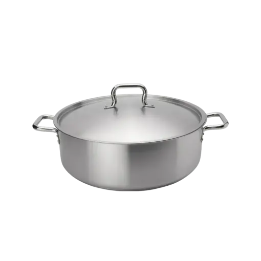 Browne 19 L Stainless Steel Braiser with Lid
