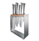 THE CUSTOM CHEF Cuisine::pro® Damashiro® Bloc à couteaux Kinzoku 7 pièces - THE CUSTOM CHEF™