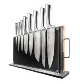 THE CUSTOM CHEF Cuisine::pro® Damashiro® Bodo 10-Piece Knife Block Set with Board - THE CUSTOM CHEF™