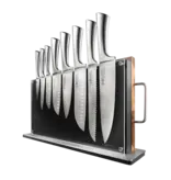 THE CUSTOM CHEF Cuisine::pro® Damashiro® Bodo 10-Piece Knife Block Set with Board - THE CUSTOM CHEF™