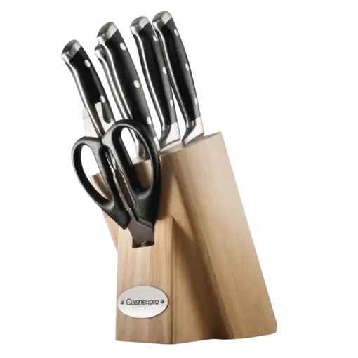 THE CUSTOM CHEF Cuisine::pro® ARTISAN™ Bloc à couteaux Licht 6 pièces - THE CUSTOM CHEF™