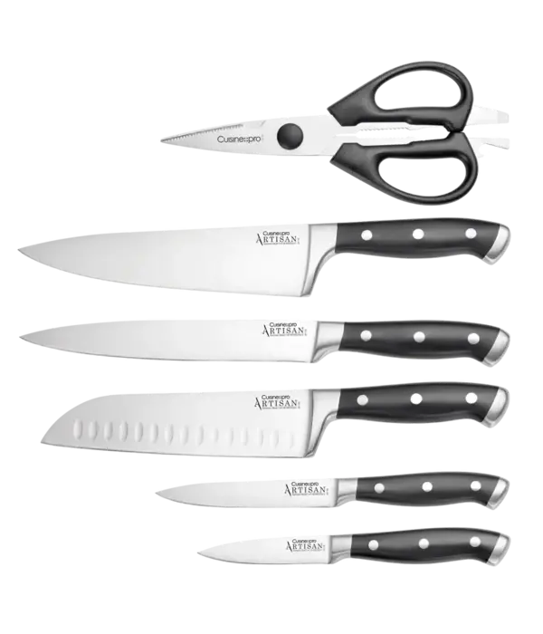 THE CUSTOM CHEF Cuisine::pro® ARTISAN™ Bloc à couteaux Licht 6 pièces - THE CUSTOM CHEF™