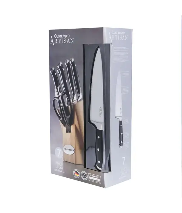 THE CUSTOM CHEF Cuisine::pro® ARTISAN™ Bloc à couteaux Licht 6 pièces - THE CUSTOM CHEF™
