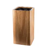 THE CUSTOM CHEF Cuisine::pro® Universel Bloc à couteaux carré en bois d'acacia - THE CUSTOM CHEF™