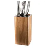 THE CUSTOM CHEF Cuisine::pro® Universal Square Acacia Wood Knife Block - THE CUSTOM CHEF™